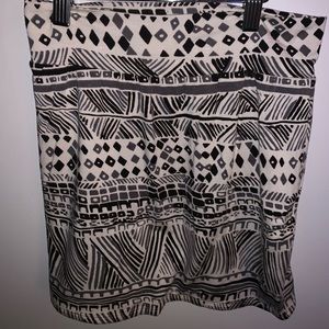 Rachel Pally mini skirt size small black white